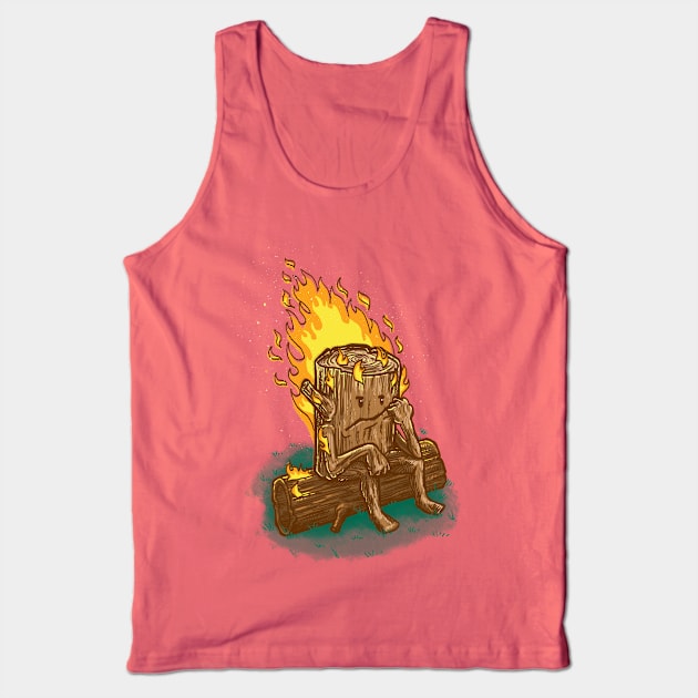 The Bad Day Log Tank Top by nickv47